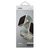 Uniq Revix Strap for Apple Watch 7/8/9/10/SE/SE2/Ultra 42/44/45/49mm Sage and Beige - UNIQ-45MM-REVSAGBEG