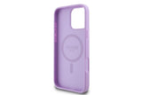 Guess PU Grained Classic Logo Case with MagSafe for iPhone 16 Pro 6.3" Purple - GUHMP16LPGHSMMU
