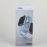 Uniq Revix Strap for Apple Watch 7/8/9/10/SE/SE2/Ultra 42/44/45/49mm White and Blue - UNIQ-45MM-REVWHTBLU