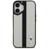 BMW M Perforated Stripe Logo Case with MagSafe for iPhone 17 6.3" Grey - BMHMP17S25PCPSGK