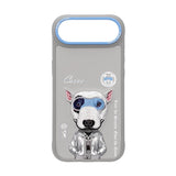 Nimmy Cool & Cute 2.0 Terrier Dog Case with MagSafe for iPhone 17 Air 6.5" Grey Blue - N-KMLL-IP17-AIR-019-A