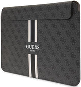 Guess 4G Printed Stripes Laptop Sleeve for 16" MacBook Black - GUCS16P4RPSK