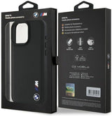 BMW Smooth Rubber Logo Case for iPhone 16 Pro Max 6.9" Black - BMHCP16X23PUSRK