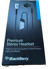 Genuine BlackBerry Premium Stereo Headset 3.5mm Black HDW-15766-205 Q5 Q10 Z30