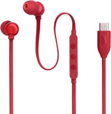 JBL Harman Tune 310C In Ear USB C Headphones Red - JBLT310CRED