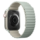 Uniq Revix Strap for Apple Watch 7/8/9/10/SE/SE2/Ultra 42/44/45/49mm Sage and Beige - UNIQ-45MM-REVSAGBEG