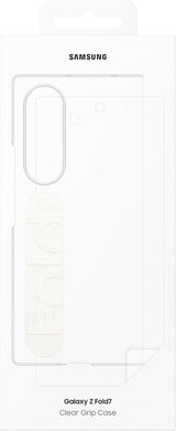 Samsung Galaxy Z Fold 7 8.0" Clear Case with Grip Stand - EF-QF966CTEGWW