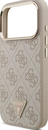 Guess 4G Triangle Logo Case with MagSafe for iPhone 17 Pro 6.3" Rose Gold - GUHMP17LP4GTDGMP