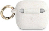 Guess Silicone Glitter Case for Airpods 3 White - GUA3SGGEH