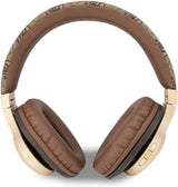 Guess 4G Script On Ear Wireless Headphones Brown - GUBH604GEMW