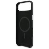 Karl Lagerfeld Karl & Choupette Head Pins Saffiano Case with MagSafe iPhone 17 Air 6.5" Black - KLHMP17M6PFKCLK