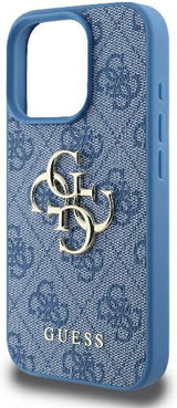Guess 4G Big Logo Case for iPhone 16 Pro Max 6.9" Blue - GUHCP16X4GMGBL