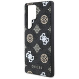 Guess 4G Printed Coloured Peony Pattern Case with MagSafe for Samsung Galaxy S25 Ultra 6.9" Brown - GUHMS25LP4PWPW