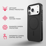 Tech21 Evo Pulse Fauvxen Case with MagSafe for iPhone 17/18 Pro 6.3" Black - T21-11617