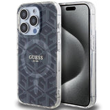 Guess IML GCube with MagSafe Hard Case for iphone 15 Pro 6.1" Black - GUHMP15LHGCUSTGK