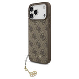 Guess 4G Charms Case for iPhone 17 Pro Max 6.9" Tone on Tone Brown - GUHMP17XGF4GCW