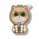 Nimmy Cool & Cute 2.0 Orange Cat Embroidery Magnetic Stand with MagSafe Orange - N-KM-BSZJ-05