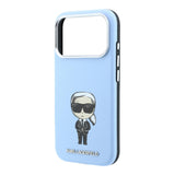 Karl Lagerfeld Smooth Karl Bodies Sketch Case with MagSafe for iPhone 17/18 Pro Max 6.9" Light Blue - KLHMP18X6PWKIKDB