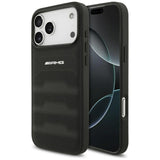 AMG Leather Debossed Lines Logo Case for iPhone 17 Pro Max 6.9" Black - AMHCP17XGSEBK