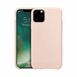 XQISIT Silicone Case for iPhone 12/Pro 6.1" Nude Pink Soft Touch Cover