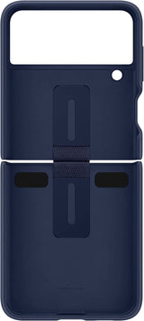 Samsung Galaxy Z Flip 3 Silicone Cover with Ring Navy - EF-PF711TNEGWW