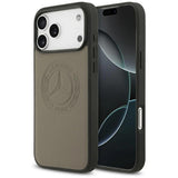 Mercedes Leather Vintage Logo Case with MagSafe for iPhone 17 Pro Max 6.9" Taupe - MEHMP17X25RICVLT