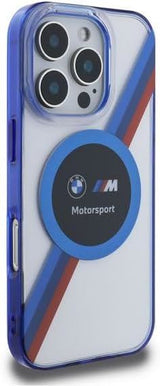 BMW Motorsport IML Circle Hardcase with MagSafe for iPhone 16 Pro Max 6.9" Clear - BMHMP16X23HTPUT