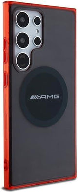 Mercedes AMG Bicolor Transparent Hard Case with MagSafe for Samsung Galaxy S24 Ultra 6.8" Black - AMHMS24L23HBCK