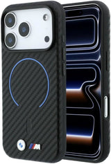 BMW M Carbon Printed Ring Case with MagSafe for iPhone 17/18 Pro 6.3" Black - BMHMP18L26SWPCMKB