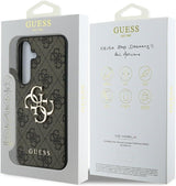 Guess 4G Classic Big Logo Case for Samsung Galaxy S25 6.2" Brown - GUHCS25S4GMGBR