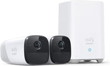 Anker Eufy 2 Pro Wireless Security Camera with 365 Battery Life 2 Units White - T8851