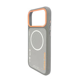 Nimmy Cool & Cute 2.0 Case with MagSafe for iPhone 17 Pro Max 6.9" Grey Orange - N-YJKM-CX2.0-IP17-PRO-MAX-05-A
