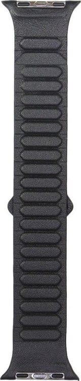 Audi Logo Genuine Leather Magnetic strap for Apple Watch 44/45/46/49mm Black - AU-GL-AW44-49-GT/D2-BK