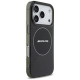 AMG Double Layer Transparent Smocked Case with MagSafe for iPhone 17 Pro 6.3" Black - AMHMP17L24HTRDK