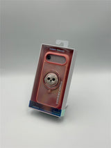 Nimmy Big Eye Cute Pet Bischon Fraise Dog Face Case with Detachable MagSafe Grip for iPhone 17 Air 6.5" Pink - N-XDY-CXZJZH-IP17-AIR-02-A