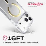 Tech21 Evo Crystal Case with MagSafe for iPhone 17/18 Pro Max 6.9" Clear Gold - T21-11700