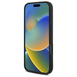 Mercedes Benz AMG Checkered Flag Pattern Case with MagSafe for iPhone 16 Pro 6.3" Black & Red - AMHMP16L2SCFR