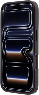 BMW M IML Frosted Metal Logo Trims Case with MagSafe for iPhone 17/18 Pro 6.3" Burgundy - BMHMP18L26HTFMILR