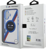 BMW Motorsport IML Circle Case with MagSafe for iPhone 16 6.1" Clear - BMHMP16S23HTPUT