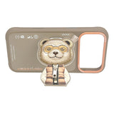 Nimmy Cool & Cute 2.0 Bear Case with MagSafe Stand for iPhone 17 Pro 6.3" Brown Orange - N-YJKM-CXZJZH-IP17-PRO-011-B