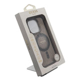 Guess IML Rhinestones Case with MagSafe for iPhone 16 Pro 6.3" Black - GUHMP16LPFTDTEK