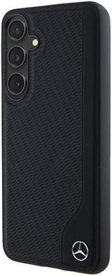 Mercedes Benz Debossed Line with MagSafe Star Logo Case for Samsung Galaxy S24 6.2" Black - MEHMS24S23RBGVK