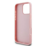 Guess Fixed Glitter Big 4G Logo Case for iPhone 16 Pro 6.3" Pink - GUHCP16LHG4SGP