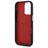 Mercedes Benz AMG Silicone Graphics Case with MagSafe for iPhone 16 6.1" Black & Red - AMHMP16S24SSRRK