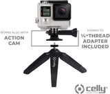 Celly Nano Tri Tripod Holder Black - CLICKNANOTRIBK