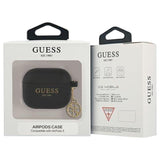 Guess 4G Charm Silicone Case for Airpods 3 Black - GUA3LSC4EK