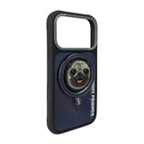 Nimmy Big Eye Cute Pet Pug Dog Face Case with Detachable MagSafe Grip for iPhone 17 Pro 6.3" Black Grey - N-XDY-CXZJZH-IP17-PRO-09-A