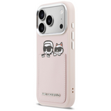 Karl Lagerfeld Karl & Choupette Print & Pocket Case for iPhone 17 Pro 6.3" Pink - KLHCP17L6PCSPKCP