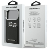 Karl Lagerfeld Karl & Choupette Print & Pocket Case for iPhone 17 Pro Max 6.9" Black - KLHCP17X6PCSPKCK