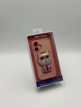 Nimmy Cool & Cute 2.0 White Rich & Beauty Cat Case with MagSafe Stand for iPhone 17 6.3" Pink - N-YJKM-CXZJZH-IP17-04
